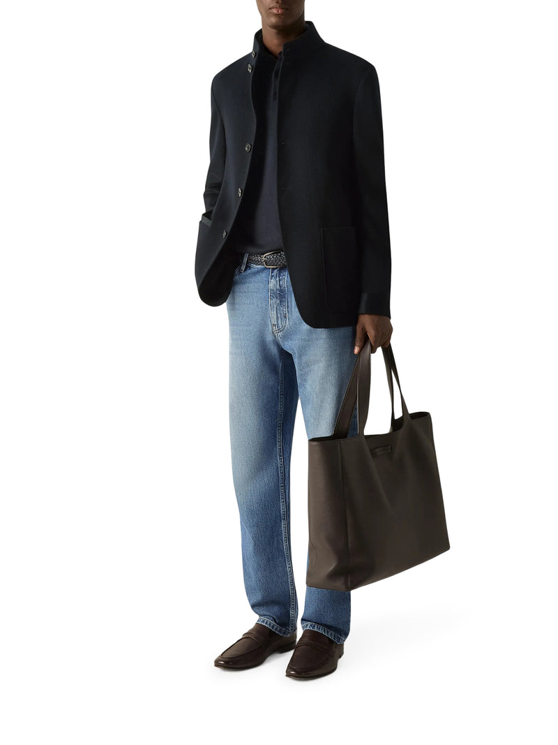 THE COUNT JACKET IN CASHMERE OASIS