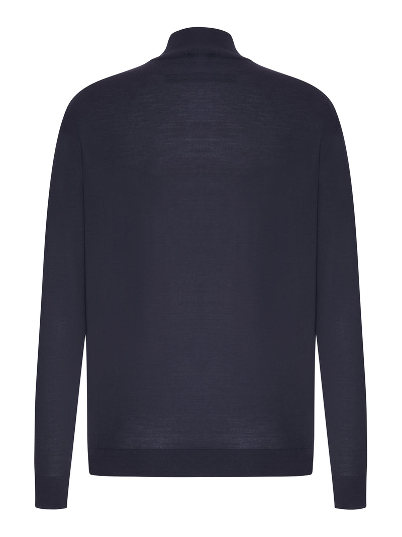 TROPHY 15MILMIL15 WOOL ZIP-UP SWEATER