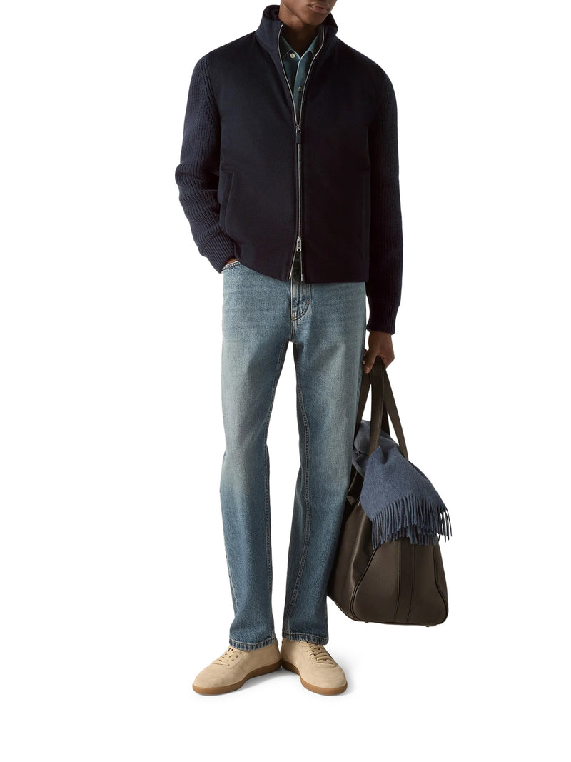CASHMERE FULL-ZIP CARDIGAN