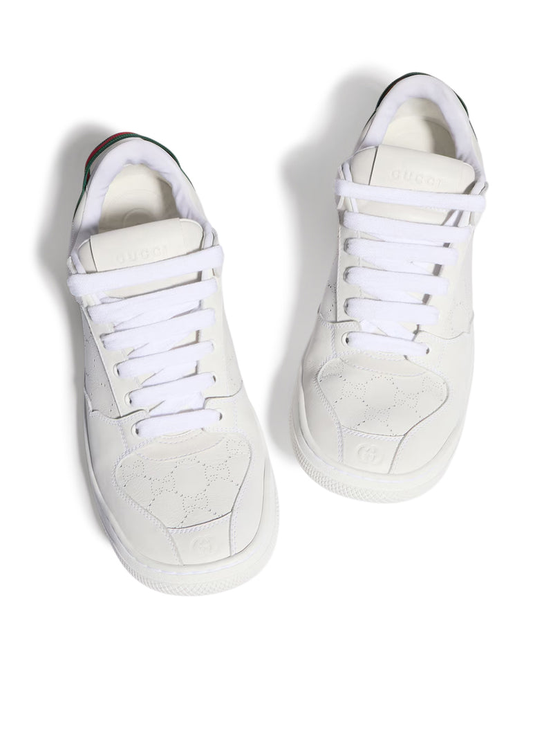 WHITE SCREENER SNEAKERS