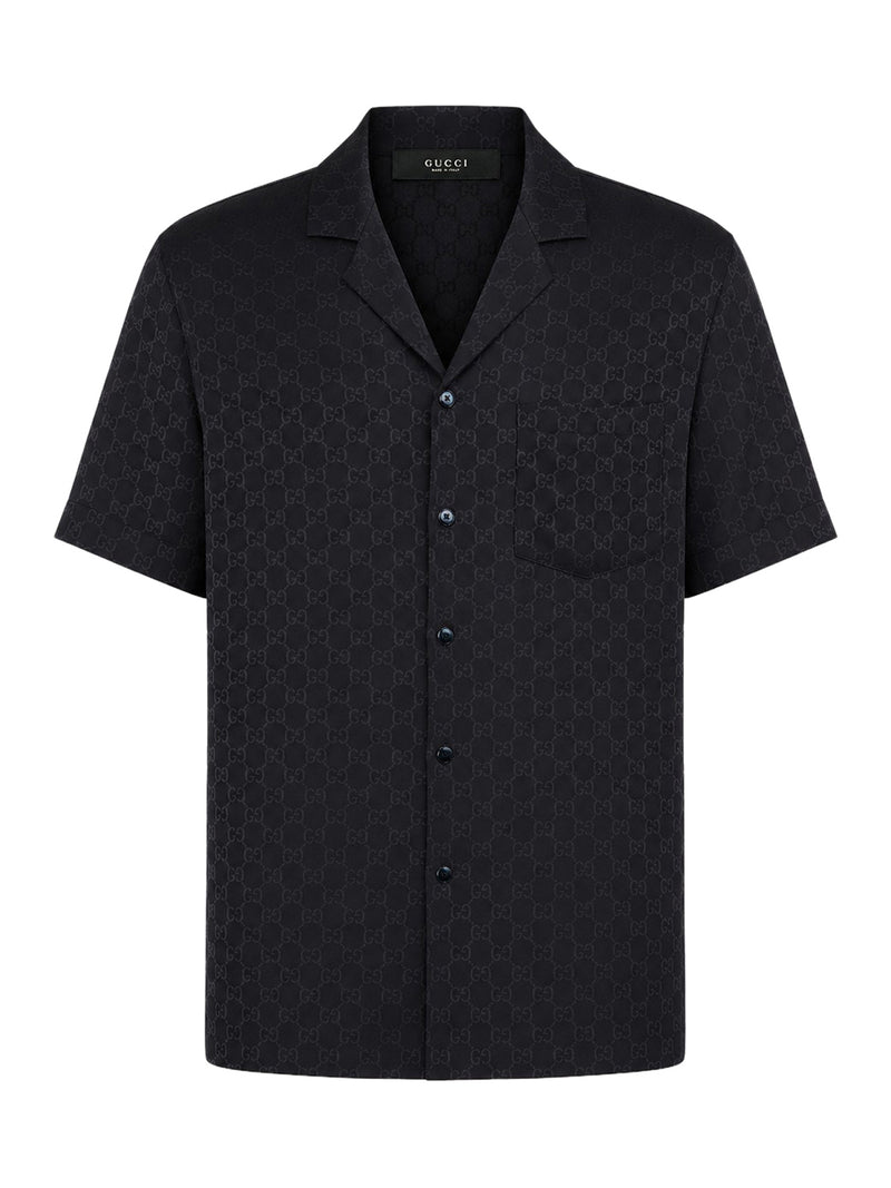 GG JACQUARD SILK SHIRT