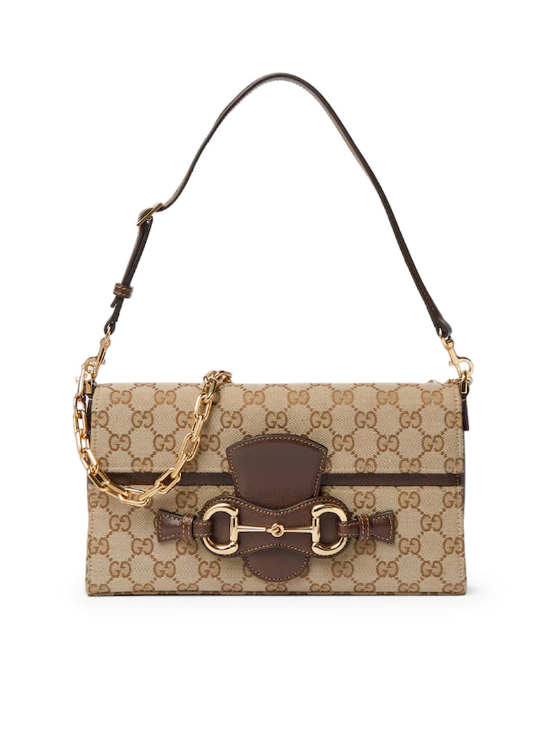NARROW HORSEBIT SHOULDER BAG MEDIUM SIZE
