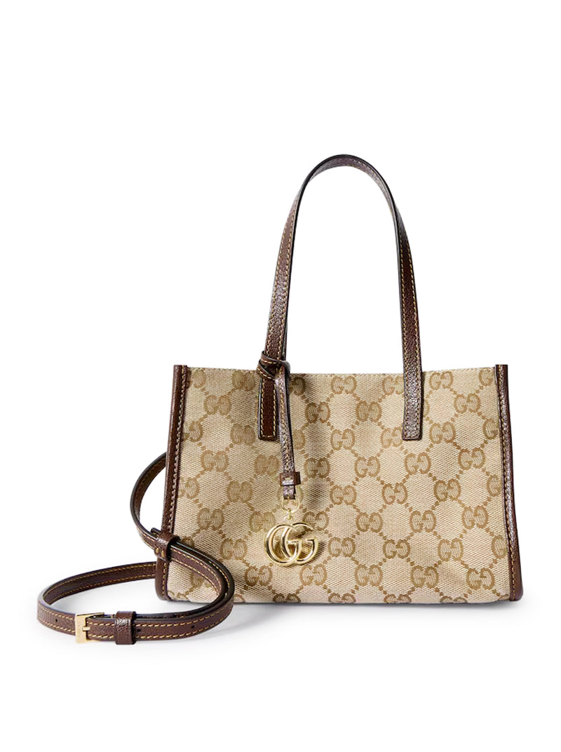 SMALL TOTE BAG WITH DOUBLE G CHARM