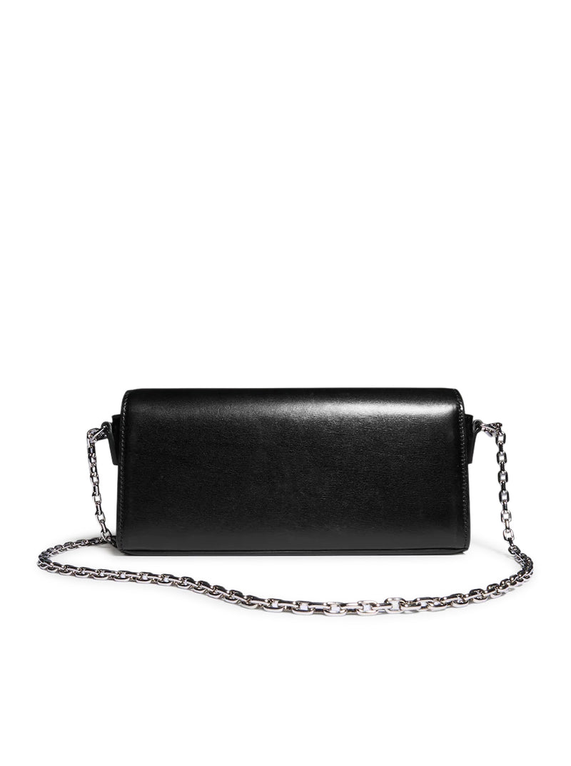 LEATHER WALLET WITH CHAIN AND HORSEBIT DETAIL