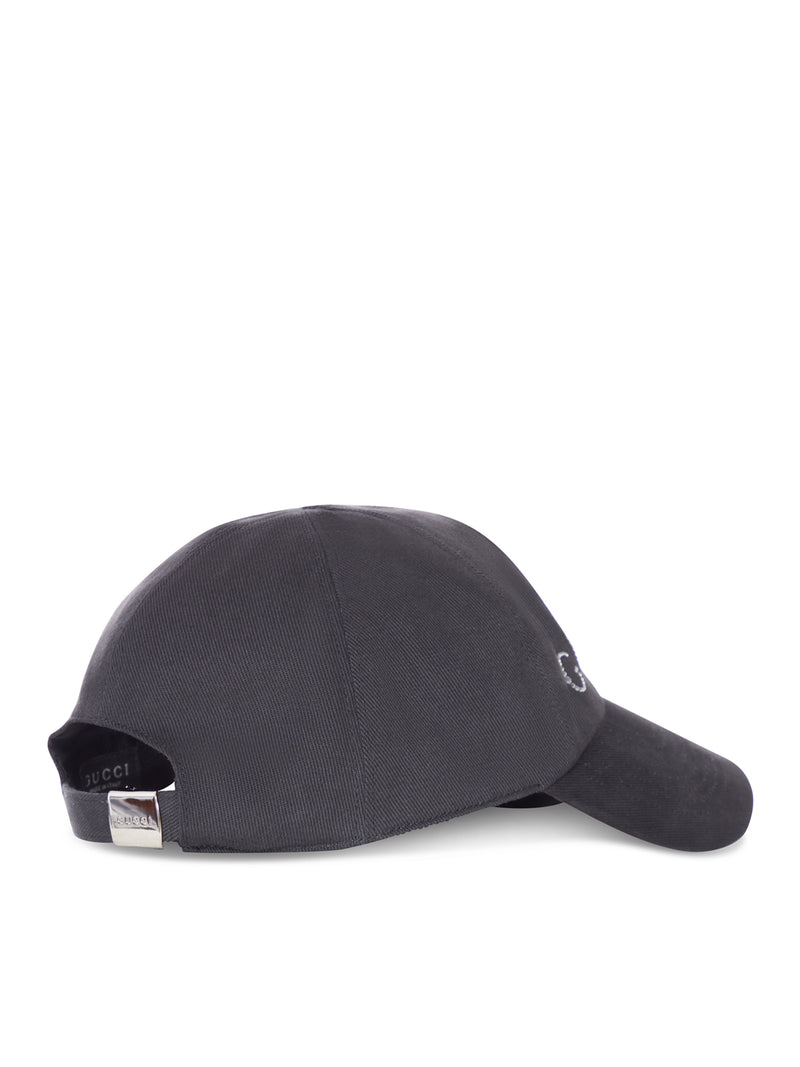 BASEBALL CAP WITH CRYSTAL LOGO
