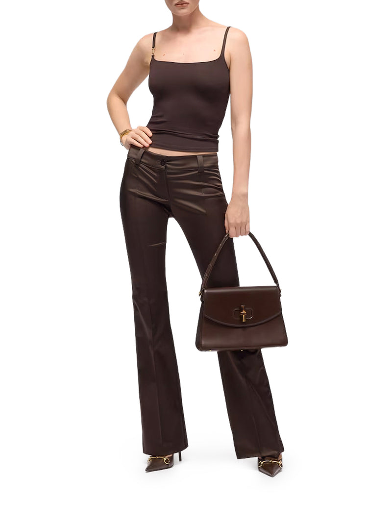 VISCOSE CRÊPE JERSEY TOP WITH CLAMP