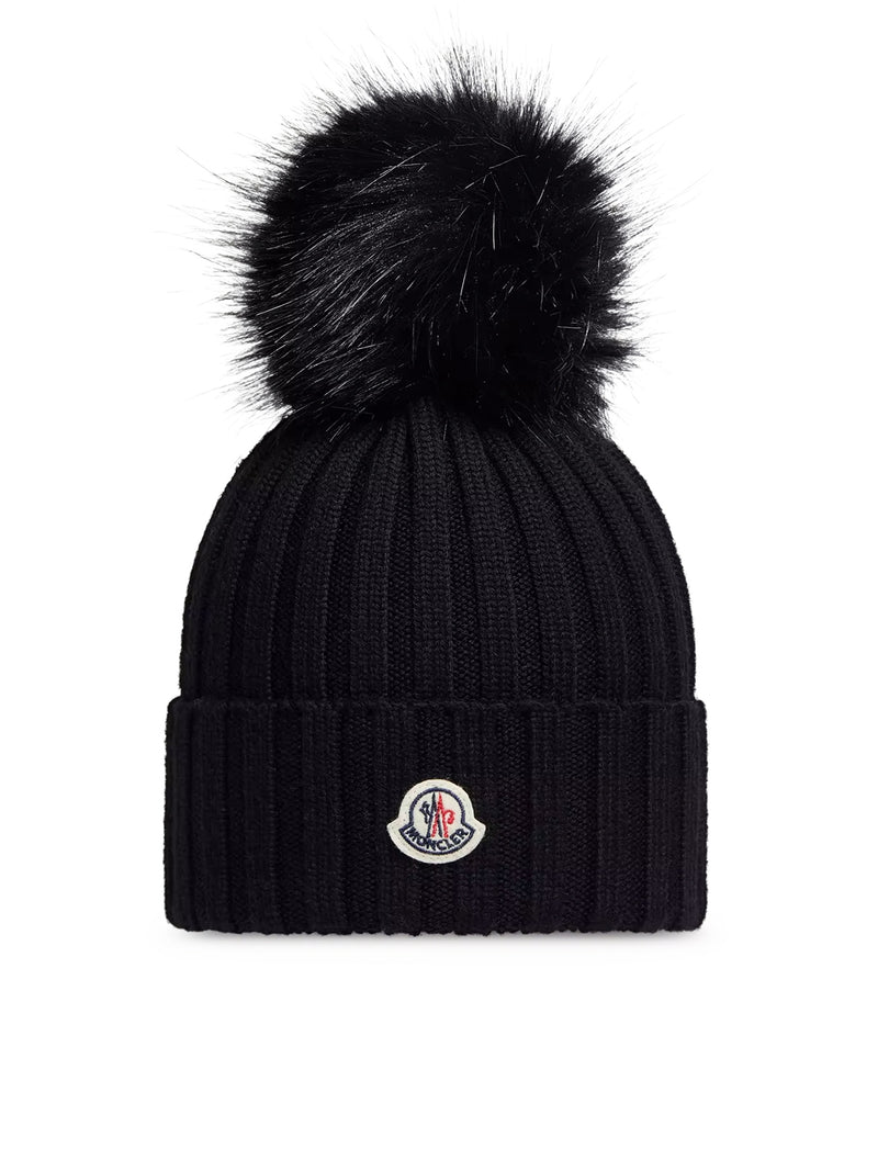 WOOL HAT WITH POM POM
