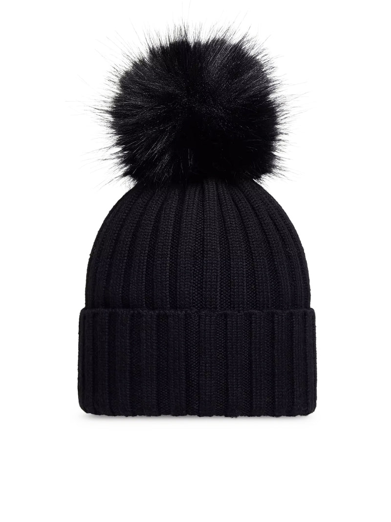 WOOL HAT WITH POM POM