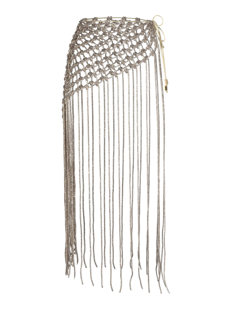 CRYSTAL SARONG WITH FRINGE
