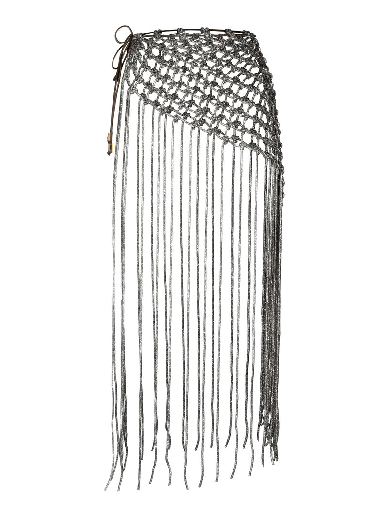 CRYSTAL SARONG WITH FRINGE