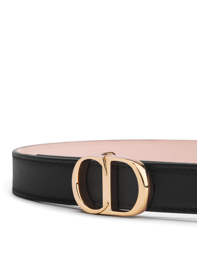 CD ICON REVERSIBLE BELT IN SMOOTH CALFSKIN