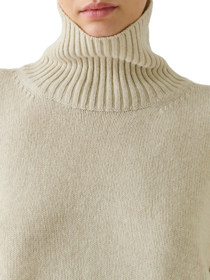 WILLIAM RIBBED KNIT TURTLENECK SWEATER