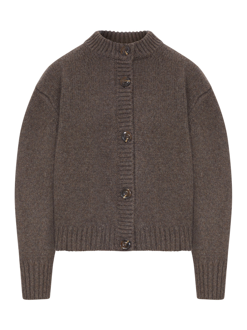 LEONARD COMPACT WOOL CARDIGAN