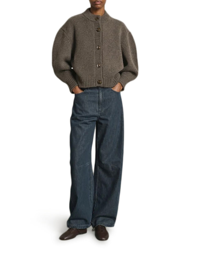 LEONARD COMPACT WOOL CARDIGAN