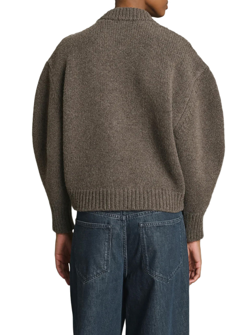 LEONARD COMPACT WOOL CARDIGAN