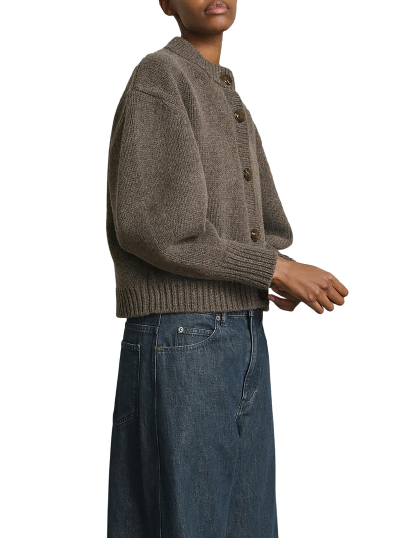 LEONARD COMPACT WOOL CARDIGAN