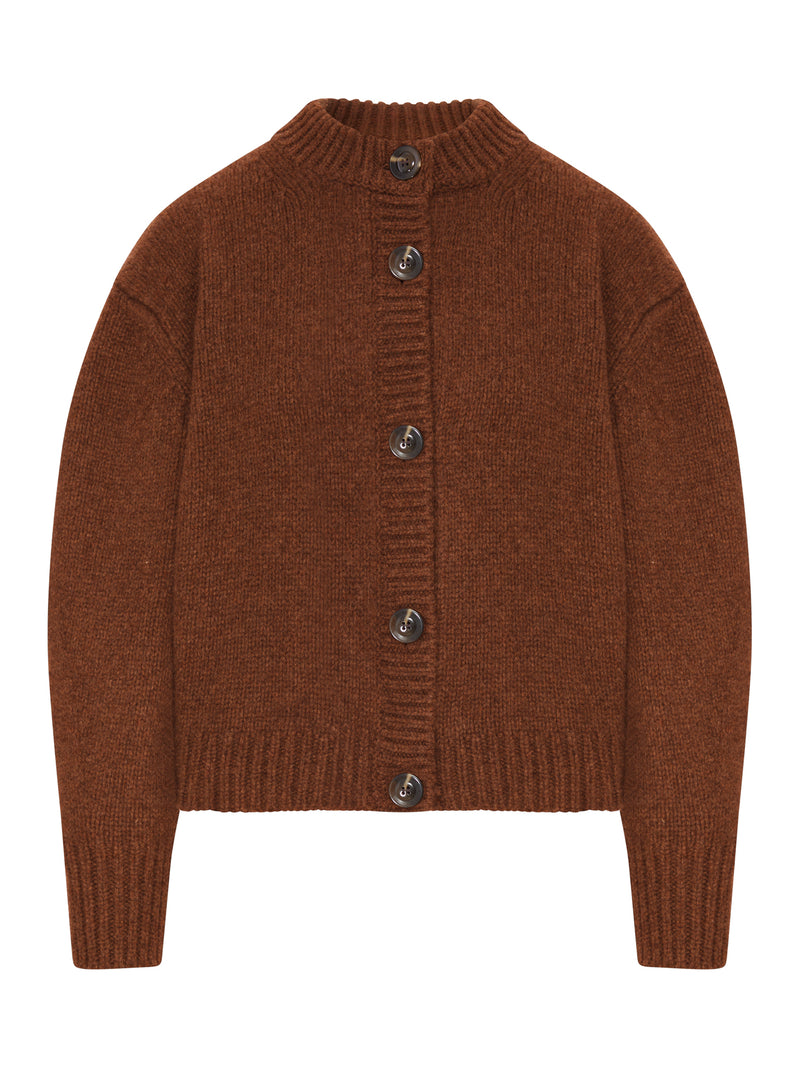 LEONARD COMPACT WOOL CARDIGAN