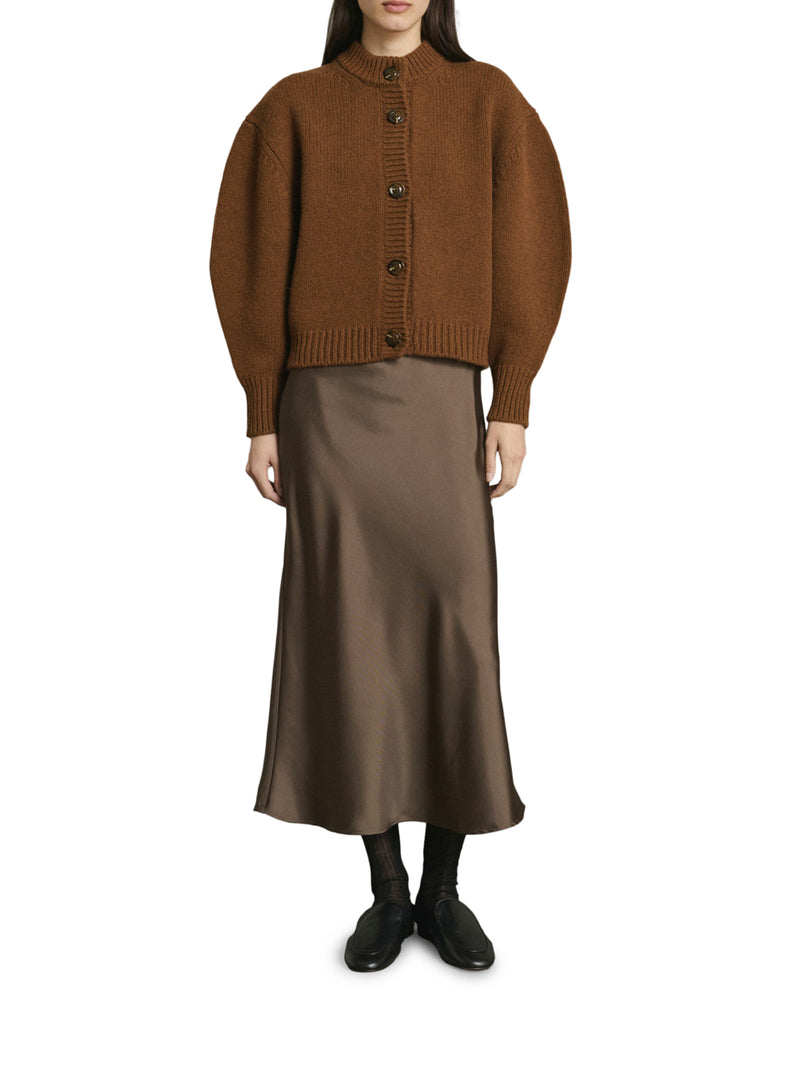 LEONARD COMPACT WOOL CARDIGAN