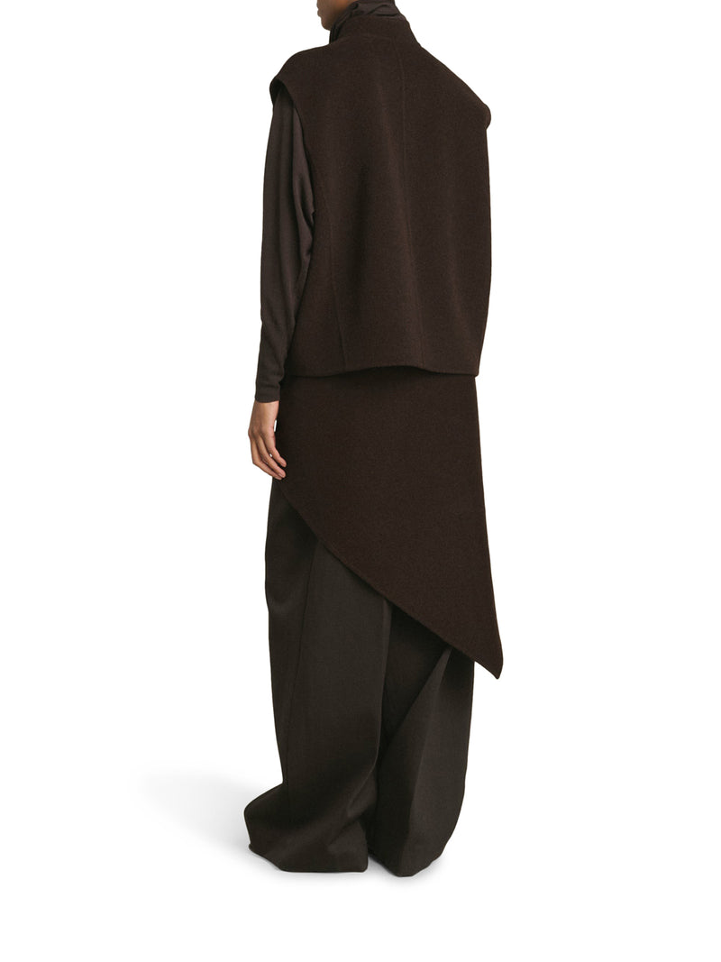 ADELINE DOUBLE SIDE WOOL VEST
