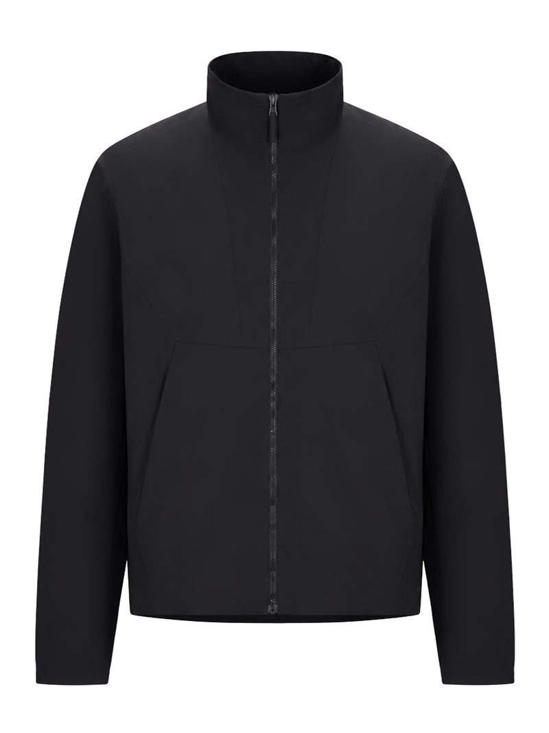 TECHNICAL JACKET WITH HIGH COLLAR AND FULL-ZIP CLOSURE
