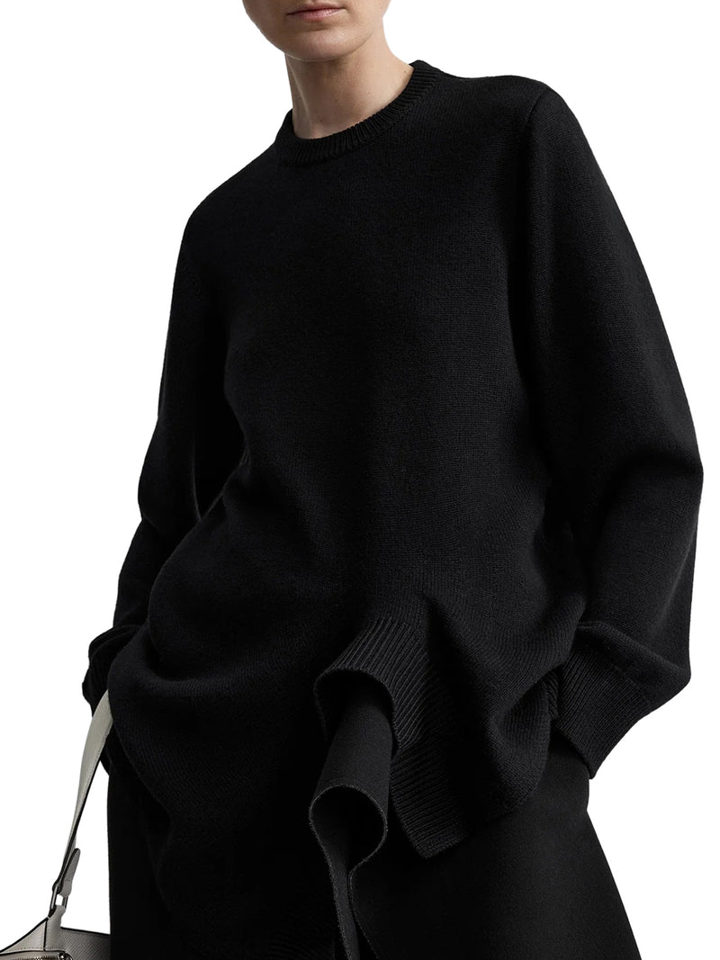 ASYMMETRIC CASHMERE SWEATER