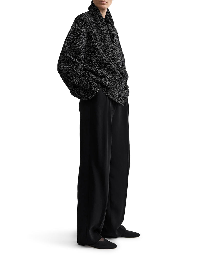 OVERSIZED CARDIGAN IN MÉLANGE KNIT