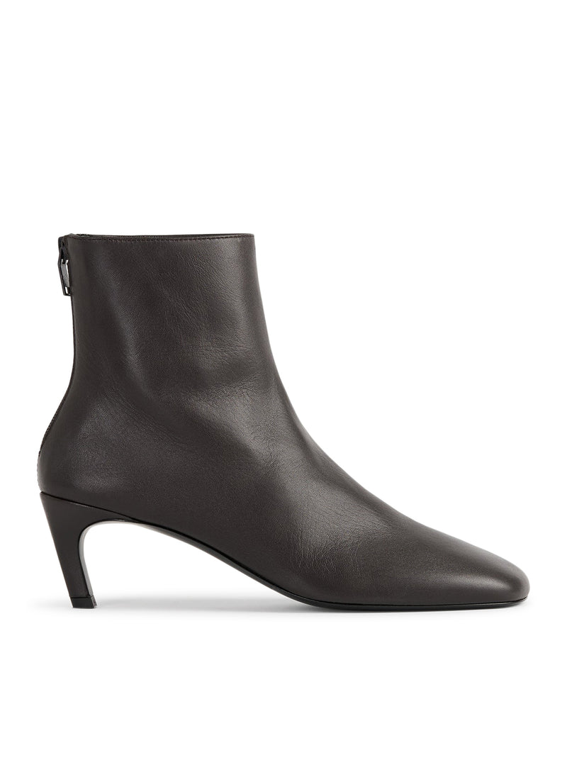 NAPPA MID-HEEL BOOTS BARK