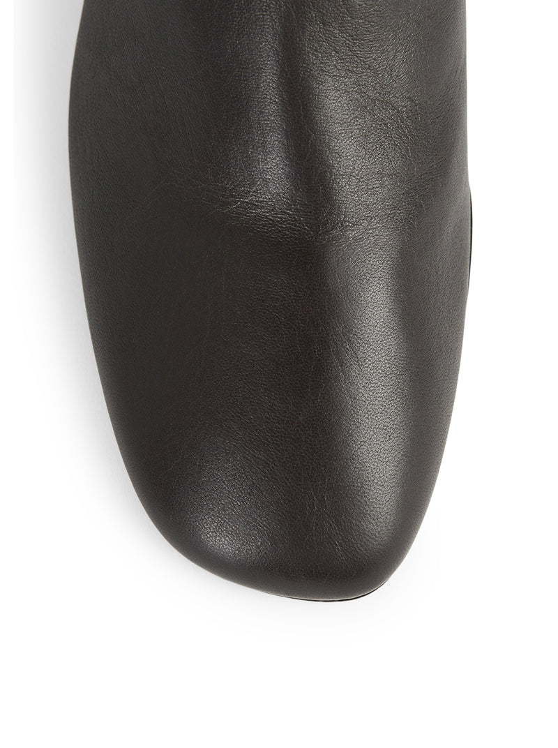 NAPPA MID-HEEL BOOTS BARK