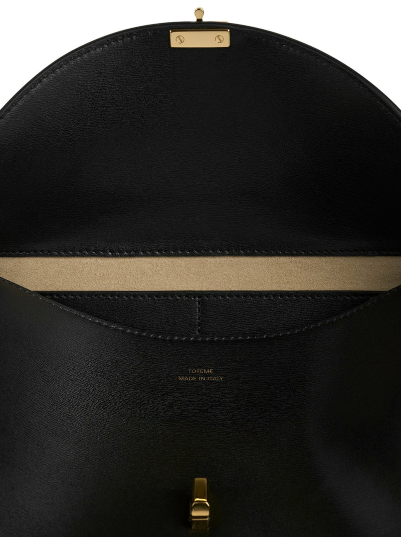 T-LOCK LEATHER SHOULDER BLACK