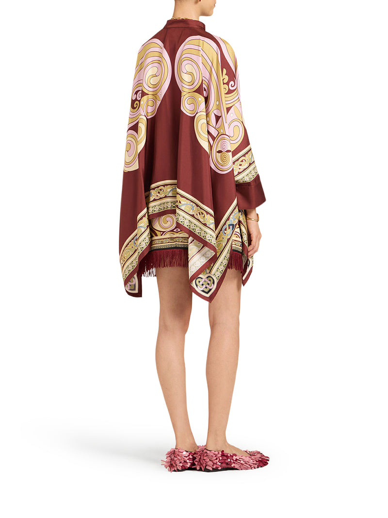 MINI FOULARD SKIRT
