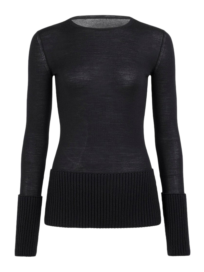 CREW NECK TOP IN MERINO