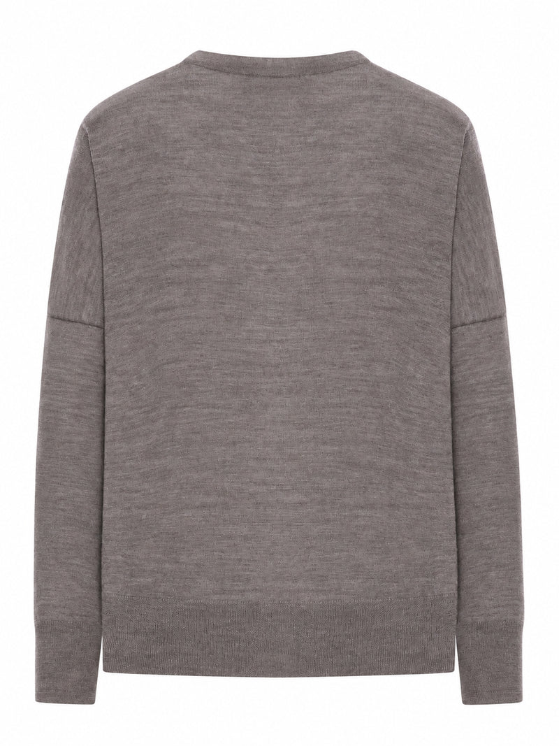V-NECK WOOL SWEATER