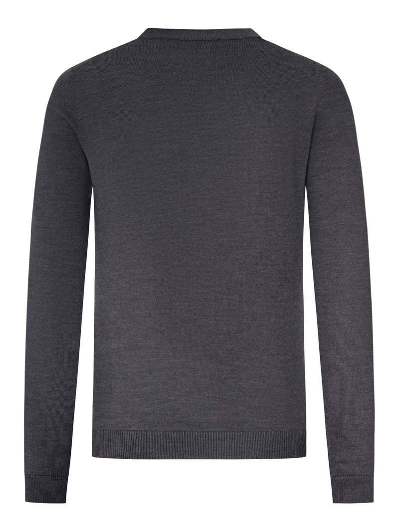 CREW NECK SWEATER IN FINE KNIT