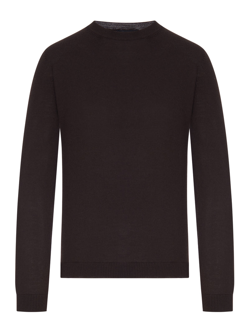 CREW NECK SWEATER IN FINE KNIT