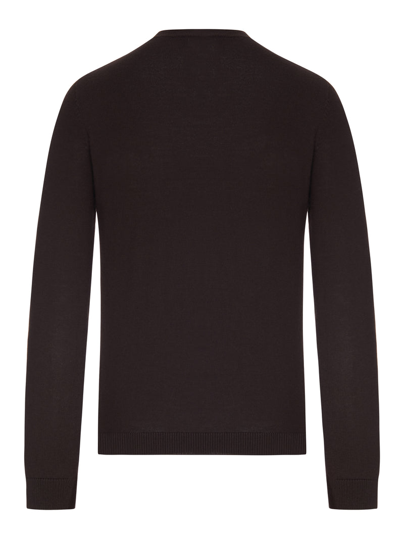 CREW NECK SWEATER IN FINE KNIT
