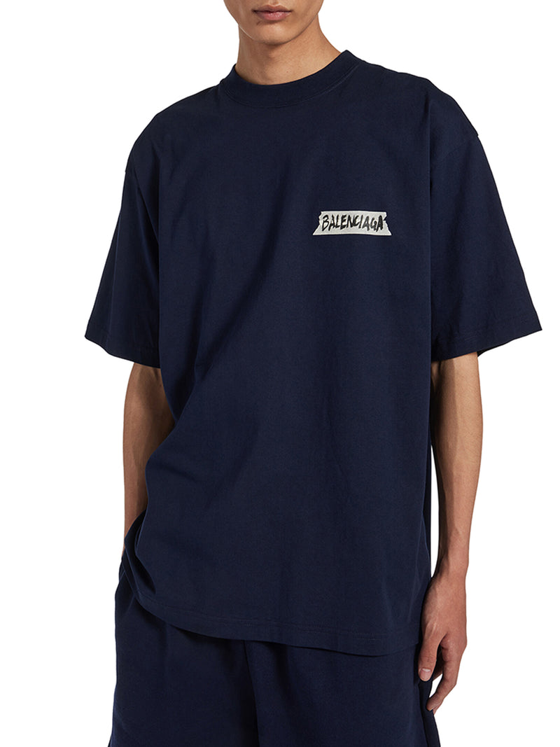 MEN`S MEDIUM FIT MASKING TAPE T-SHIRT