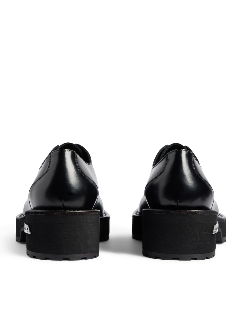 VENOM DERBY IN BLACK CALFSKIN