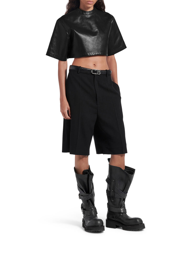 VENOM HIGH BOOTS IN BLACK CALFSKIN