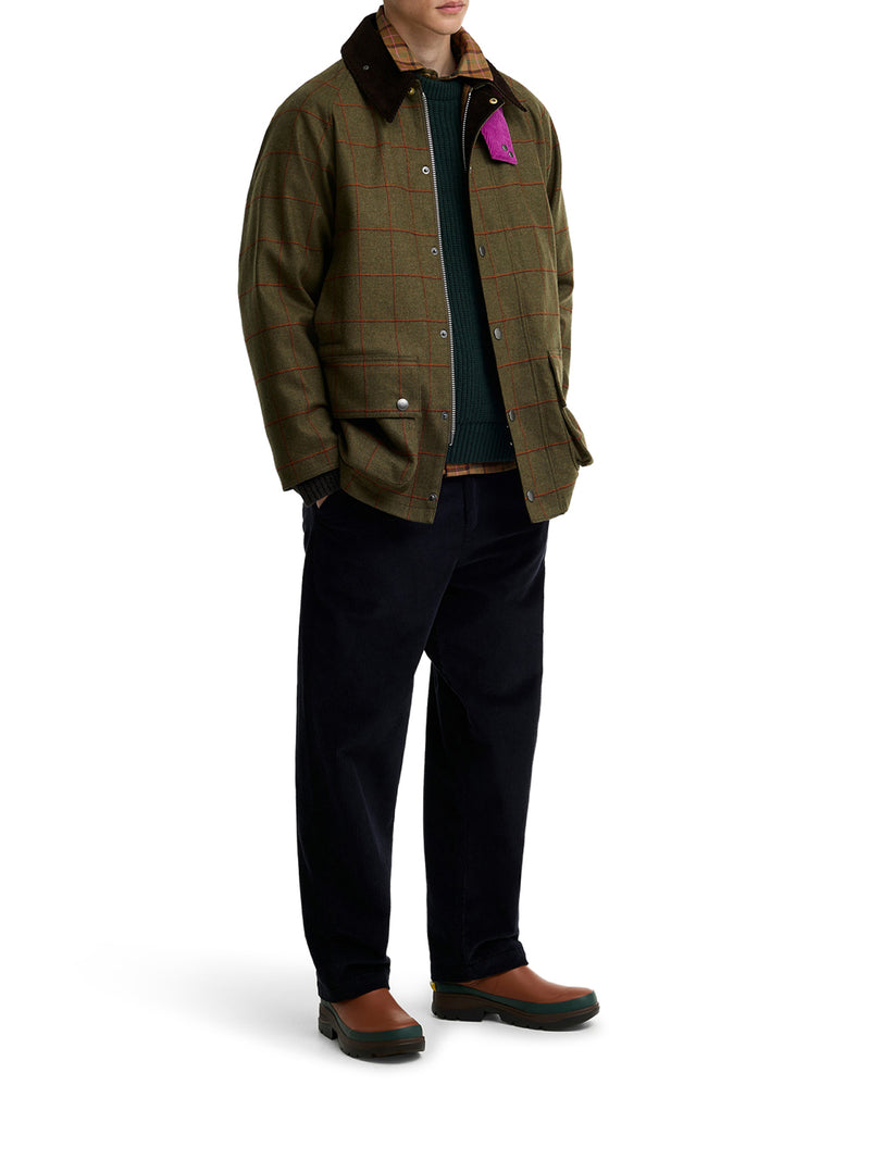 BARBOUR X PAUL SMITH CHECKED JACKET