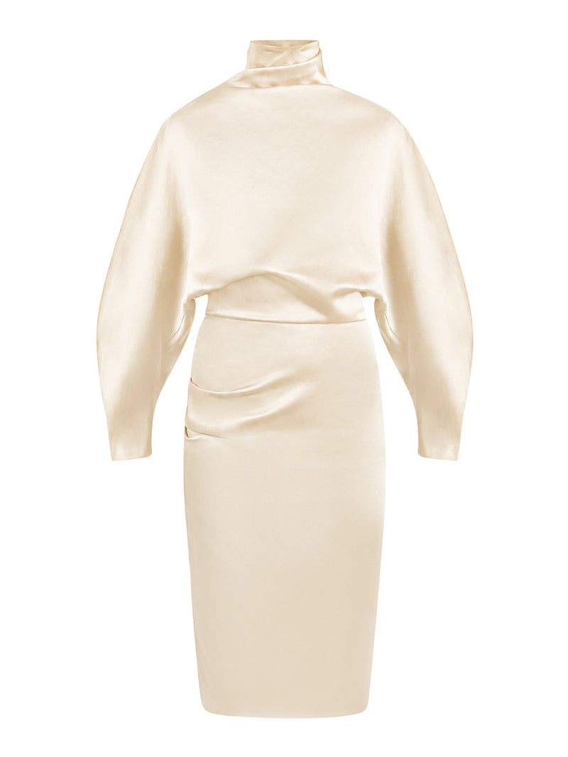 HARLIN DRAPED DRESS