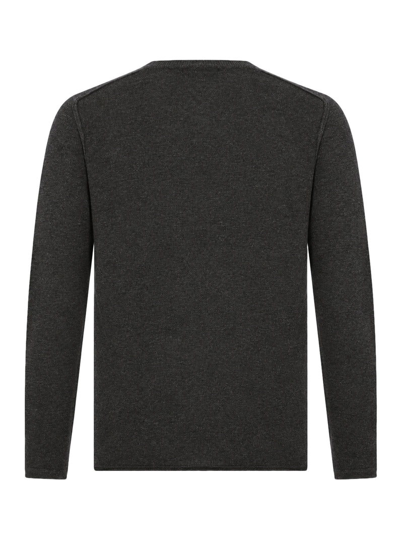 CREW NECK WOOL SWEATER