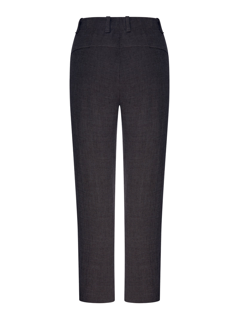 HIGH-WAISTED TAILORED TROUSERS