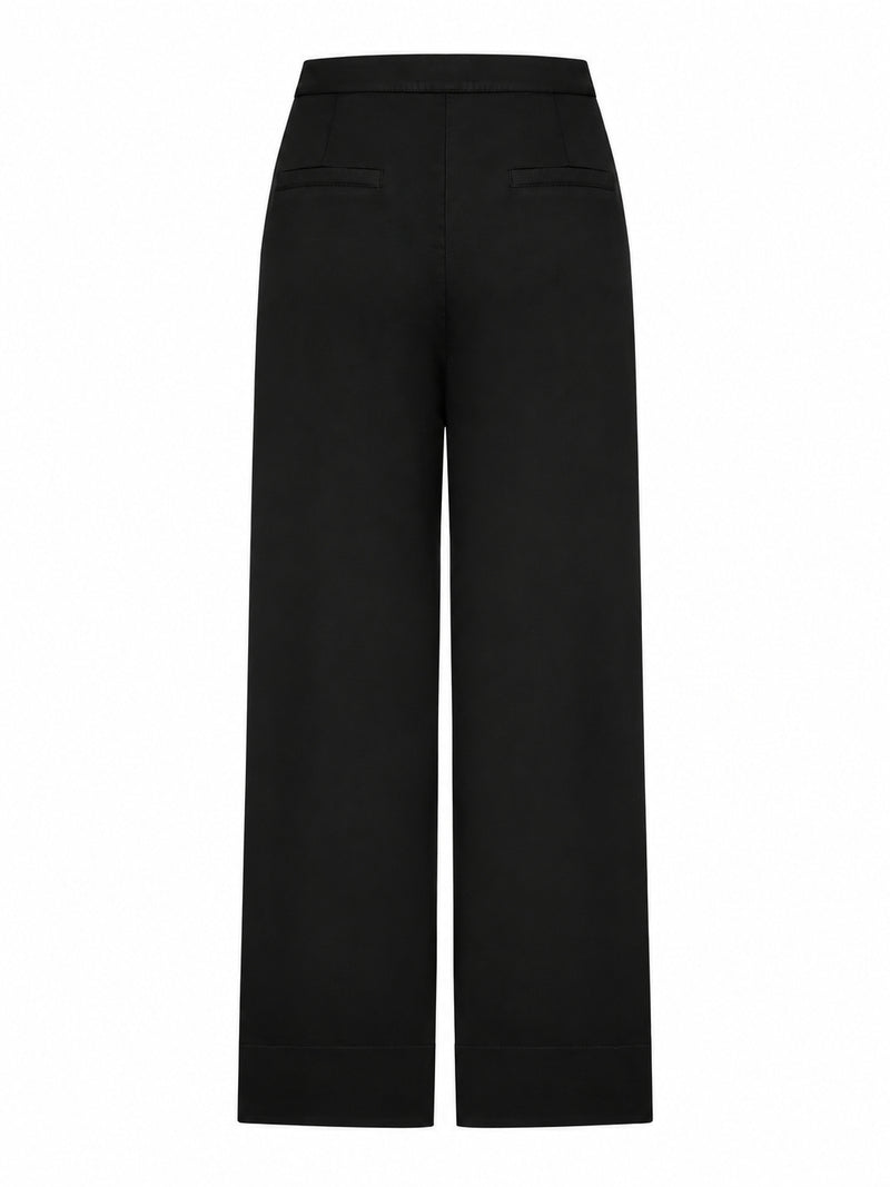 HIGH-WAISTED PALAZZO TROUSERS