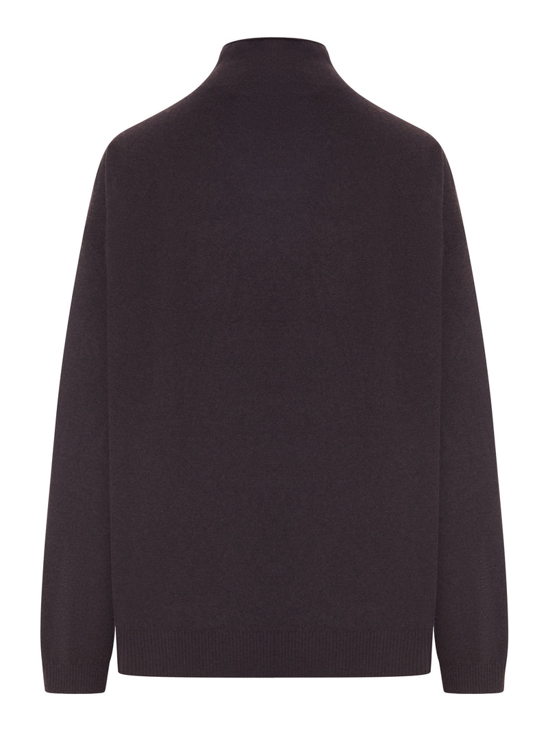 OVERSIZED HIGH-NECK SWEATER
