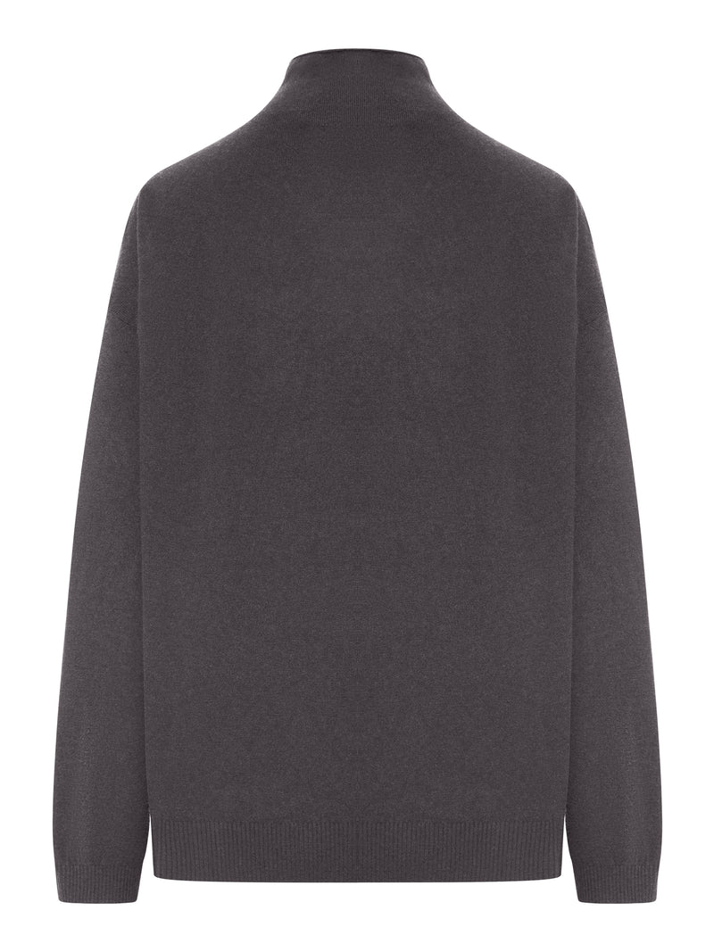 OVERSIZED HIGH-NECK SWEATER