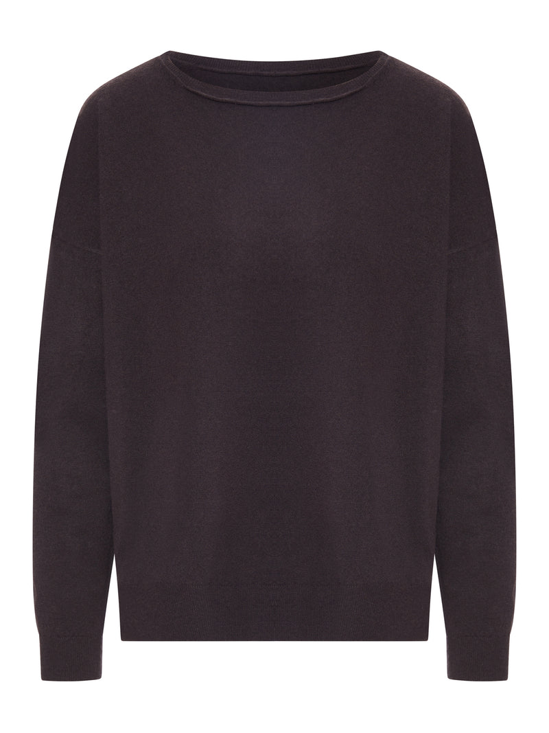 OVERSIZED BOAT-NECK SWEATER