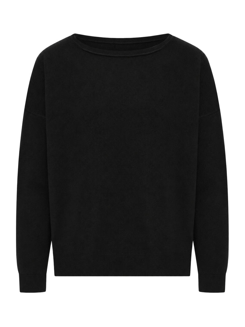 OVERSIZED BOAT-NECK SWEATER