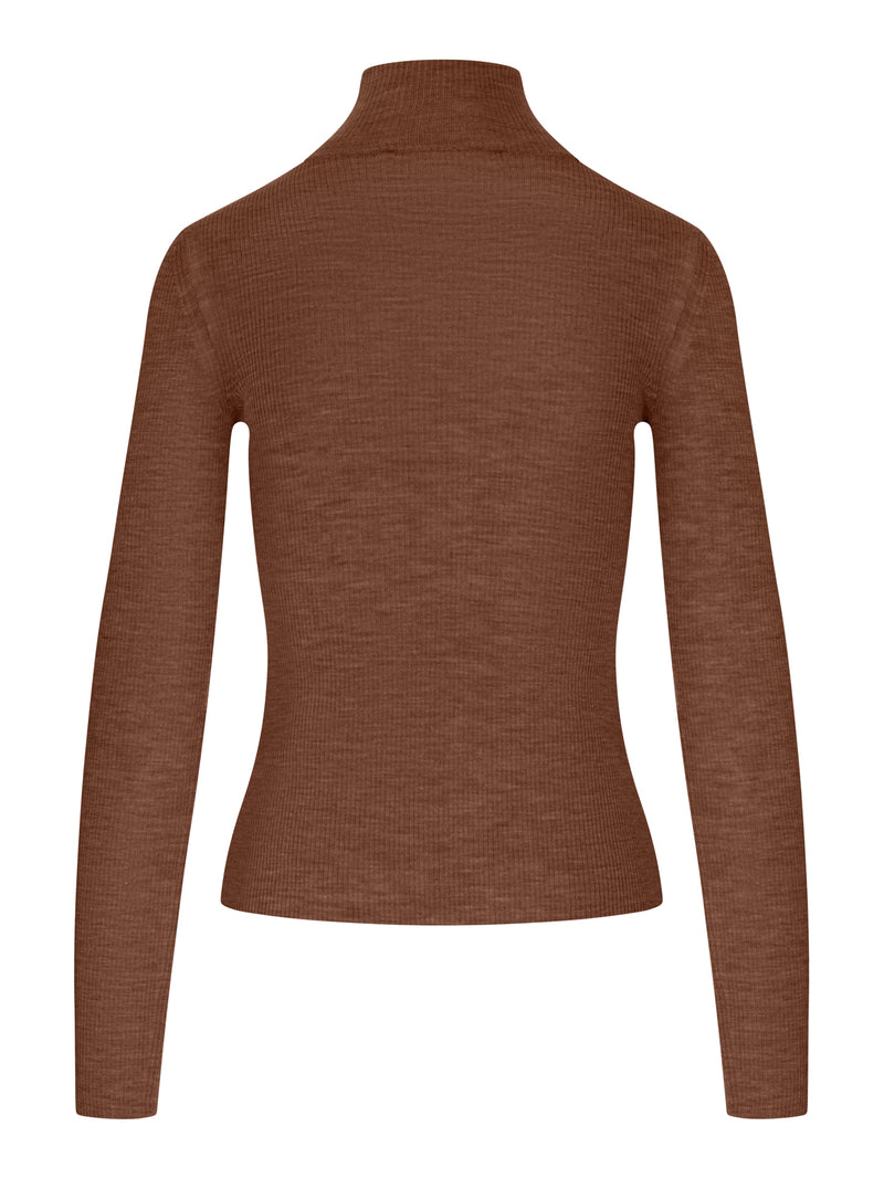 WOOL-BLEND TURTLENECK