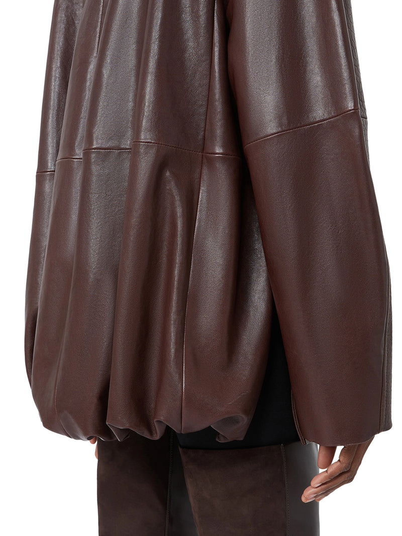 MOKA LEATHER SALAGGIO JACKET