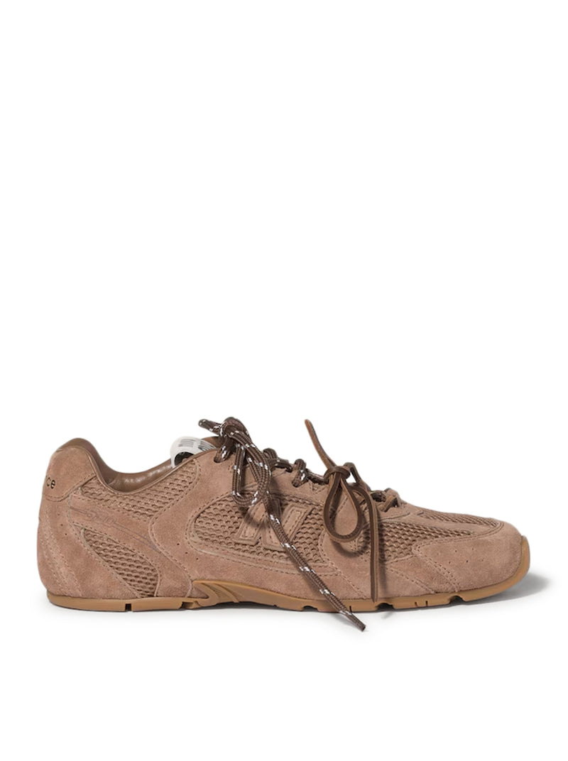 NEW BALANCE X MIU MIU 530 SL SNEAKERS IN SUEDE AND MESH